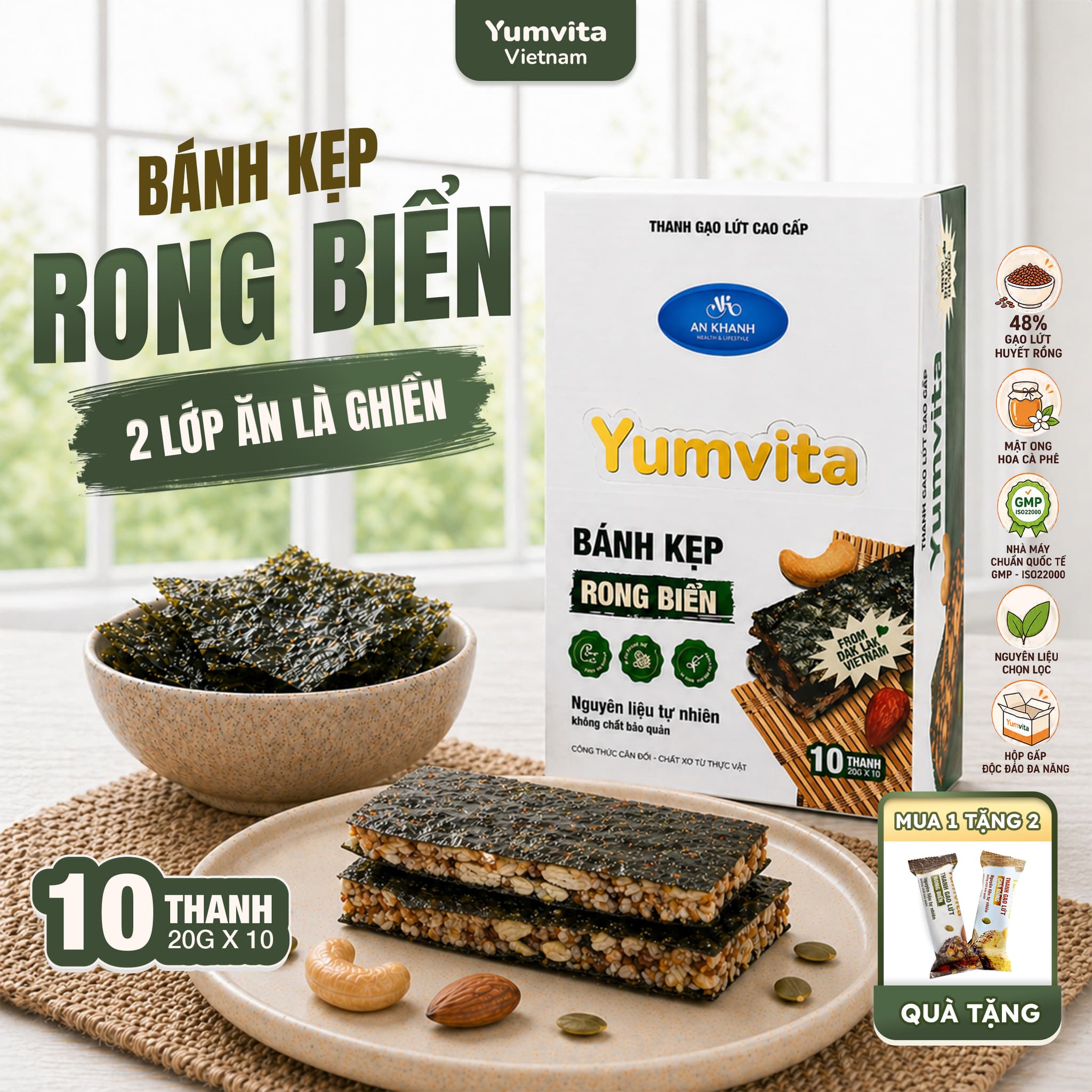 Bánh Kẹp Rong Biển Yumvita